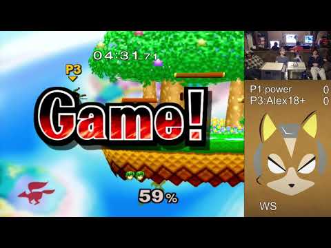 Justin Joe's Basement Bash 4 WS - Alex18+ (Marth) vs. power (Fox)
