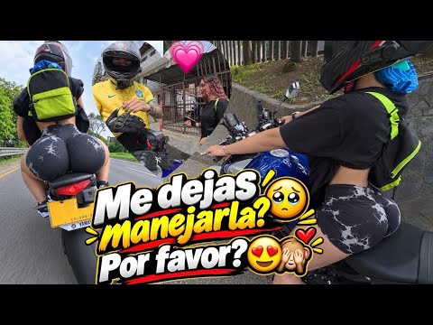 Recogiendo pasajeros en mi MT09 🔥 ESTA chica ME PIDIÓ la moto prestada 😱
