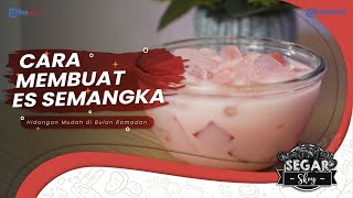 Menu Buka Puasa Unik, Minum Es Semangka Langsung dari Buahnya, Resep Minuman Viral Anti Gagal