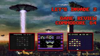 Let's Invade 2 (2019) for Commodore 64 - Psychedelic Space Invaders Action