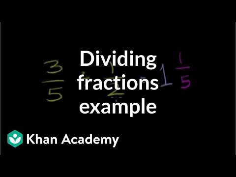 Dividing Fractions 3 5 1 2 Video Khan Academy