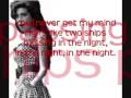 In My Bed - Amy Winehouse - Lyrics