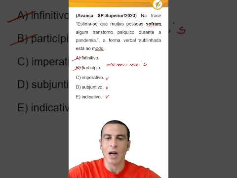 Modos Verbais - Gabarito Certo