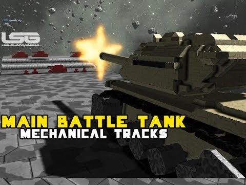 Space Engineers - Main Battle Tank M1A1/M60 Mechanical Tracks, Dakka dakka dakka!