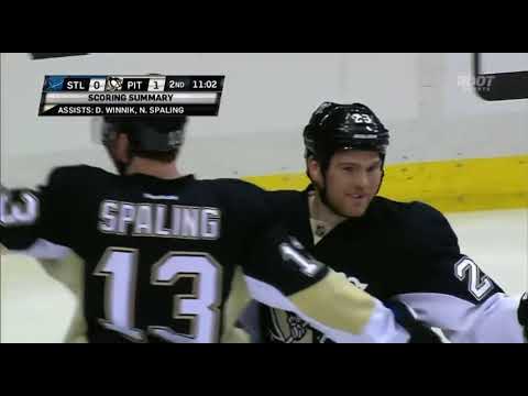 Steve Downie Goal Against St Louis 3/24/15 (Assisted by Nick Spaling)