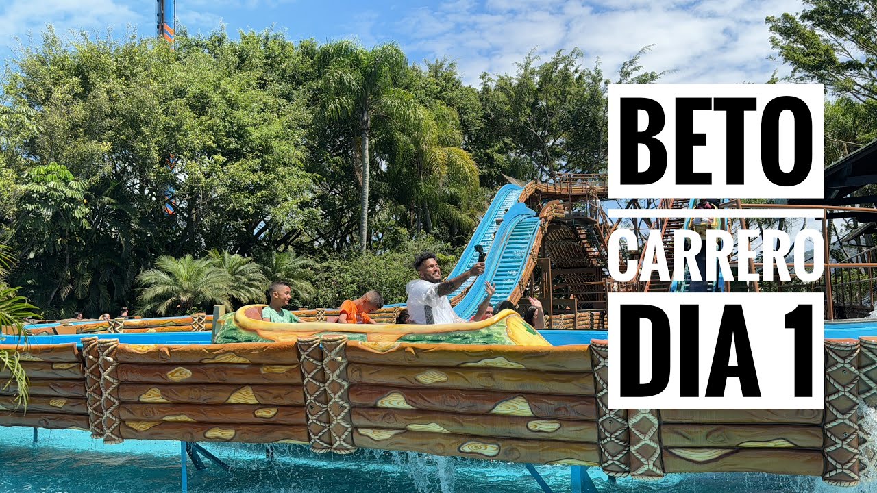 Chegamos ao Beto carrero - Realização do sonhos dos sobrinhos.