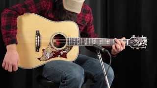Video thumbnail for Used Gibson Doves In Flight (Brazilian Rosewood) by Acoustic Letter