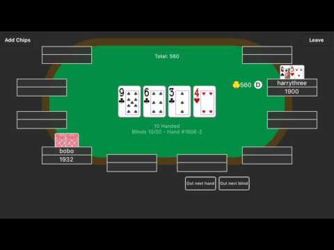 Poker Mavens Mobile App Table V2