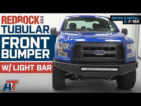 2015-2017 F150 RedRock 4x4 Tubular Front Bumper - 30" LED Light Bar Review & Install