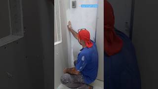 גמר גמיש בין גבס לקיר בלוקים... #הסדנהלעבודותגבס #שפכטל