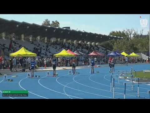 U14 Boys 200m Hurdles Timed Final 1: 2022 Commonwealth Bank State Track and Field Championships