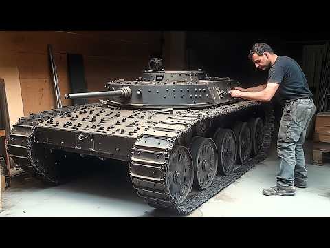 Man Builds TANK for His Son Using Old Vehicle Parts | Start to Finish by @mwigmedia
