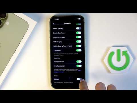 How do I enable emoji stickers on iPhone 17?