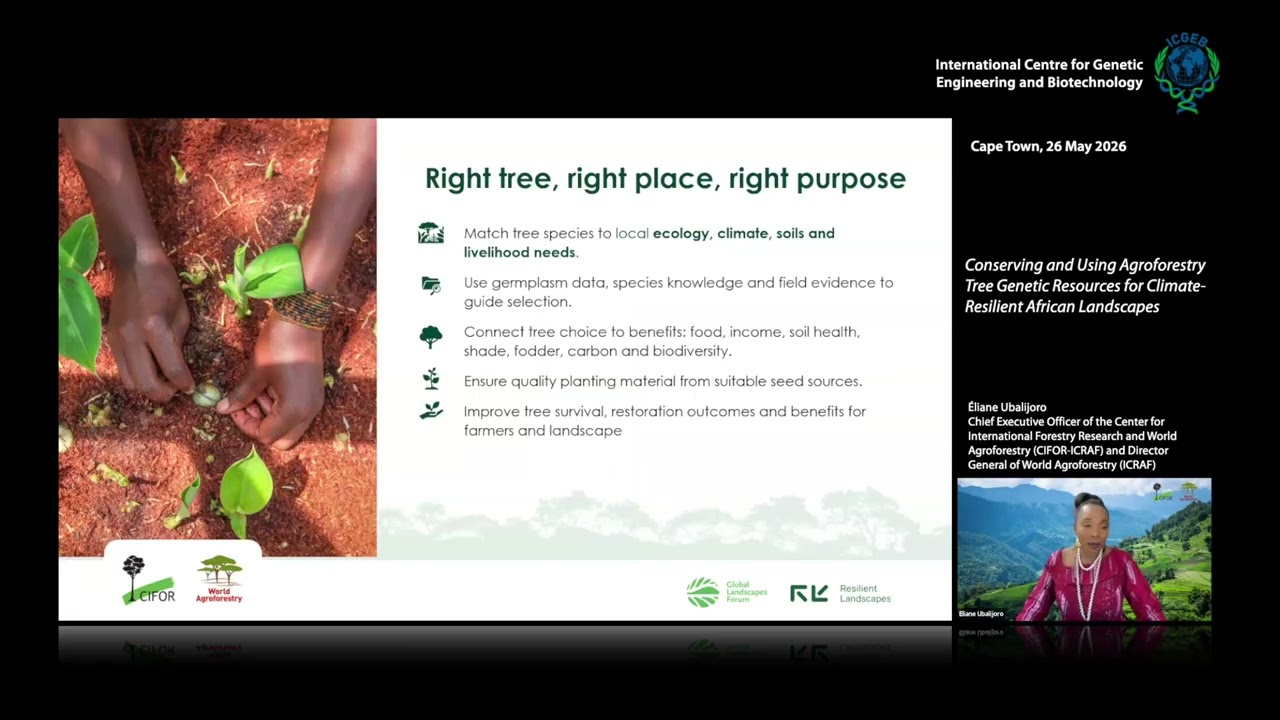 E. Ubalijoro - Conserving and Using Agroforestry TreeGenetic Resources for Climate-Resilient...