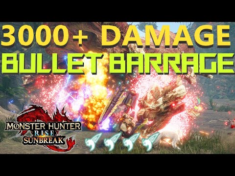 THE NEW POWER OF BULLET BARRAGE - Sunbreak TU5 BB Pure Shelling Meta Build Frnezy Bloodlust Set