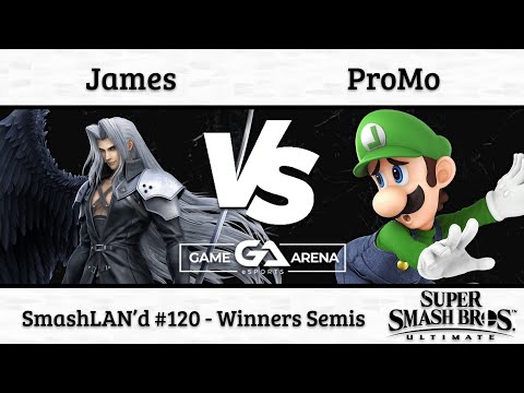 SmashLAN'd 120: James (Sephiroth) vs. ProMo (Luigi) - Winners Semis