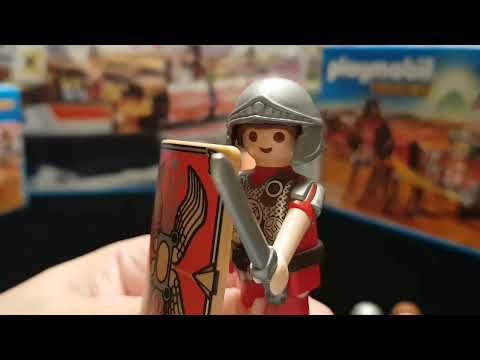 Unboxing Playmobil History 5393. Legionarios romanos. Roman legionnaires. Römische Legionäre.
