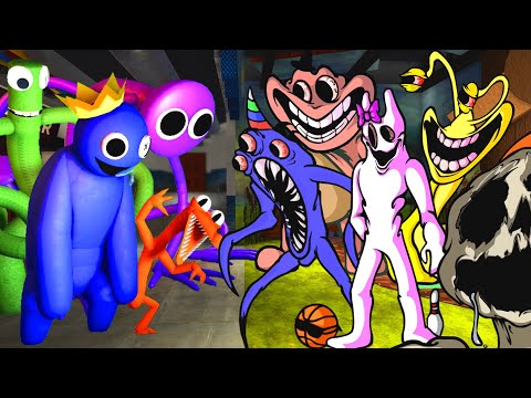 GARTEN OF BANBAN vs RAINBOW FRIENDS 🎶 ROBLOX Rainbow Friends FNF Mod SONG
