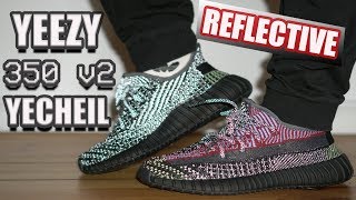 YEEZY 350 V2 YECHEIL REFLECTIVE REVIEW + ON FEET &amp; RESALE PREDICTIONS