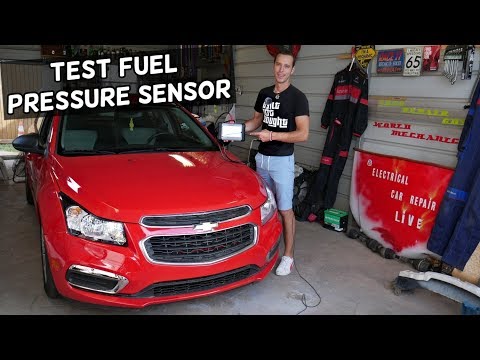 Where is the fuel pressure sensor located in Holden Cruze?