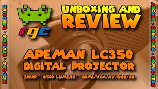 Apeman LC350 Digital Projector - Unboxing & Review - good enough for movies and gaming? #ApemanLC350