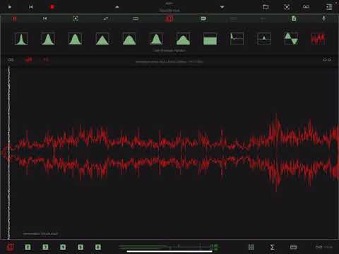 iDensity example using Lagowski and S.E.T.I. audio files as sources