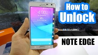 How To Unlock Samsung Galaxy Note Edge - Unlock Samsung Galaxy Note Edge for any gsm carrier