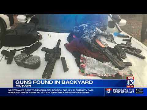 Backpack full of guns dumped in man's backyard after shootout