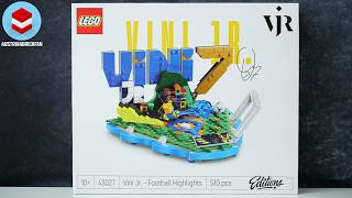 LEGO Editions 43027 Vini Jr. – Football Highlights - LEGO Speed Build Review