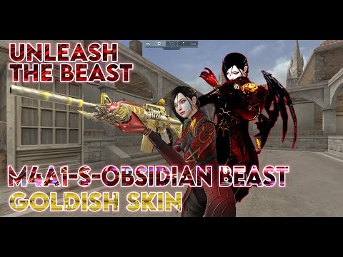 Crossfire PH | M4A1-S-Obsidian Beast (Goldish Skin) - Free For All Match