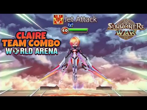 Claire Team Combo in World Arena Ep. 2 - Summoners War