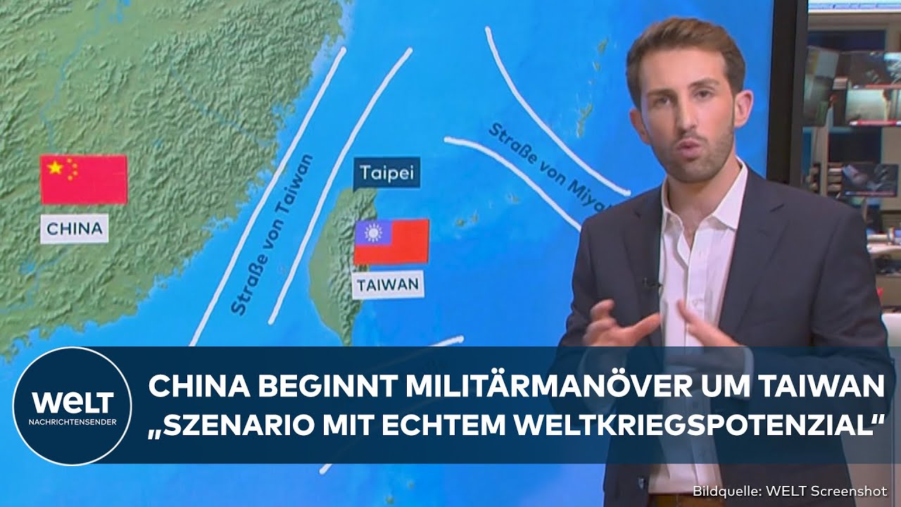 TAIWAN: Eskalation im Pazifik? China startet Übung mit Flugzeugträgern! Wie reagieren die USA?