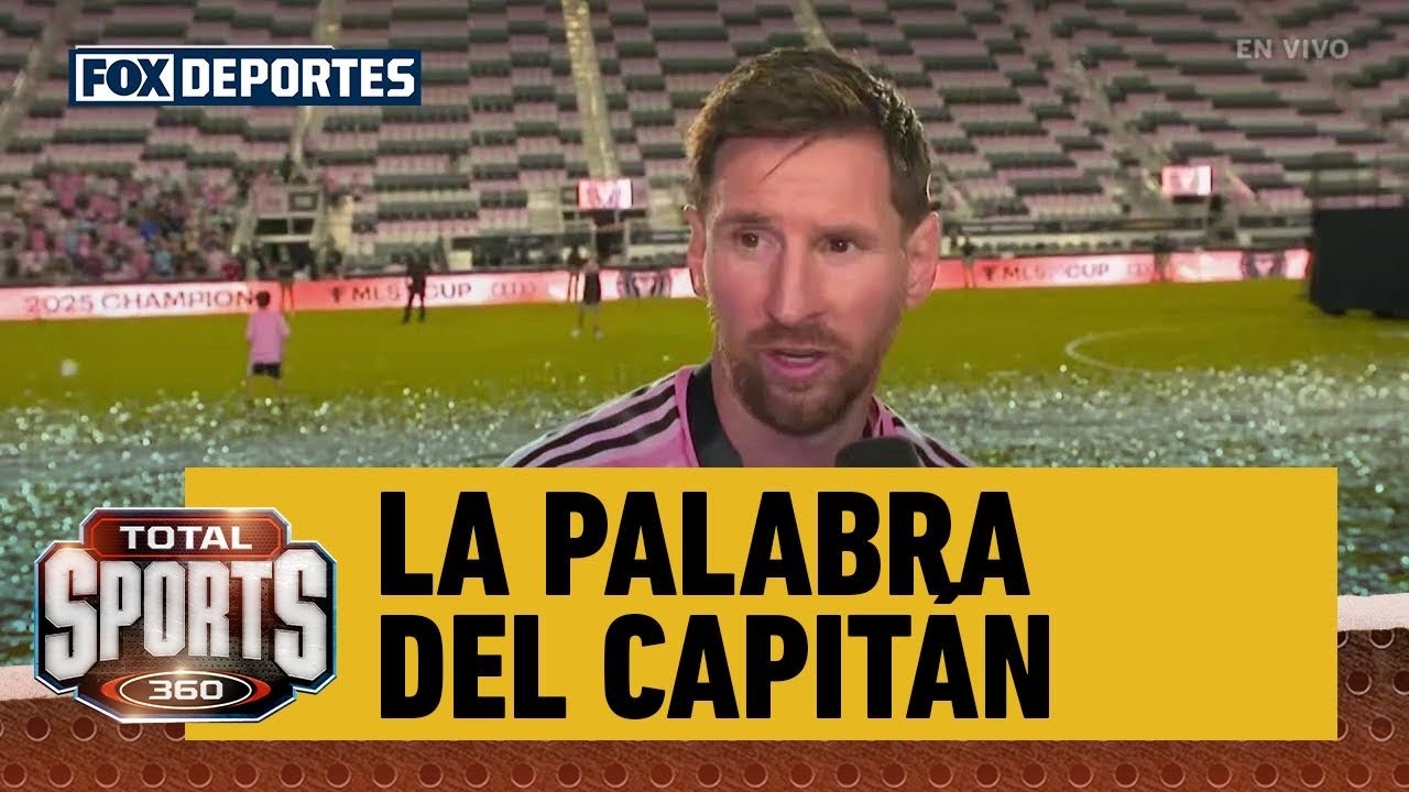 🏆😎 LIONEL MESSI, todas sus palabras al ser CAMPEÓN con INTER MIAMI | MLS 2025