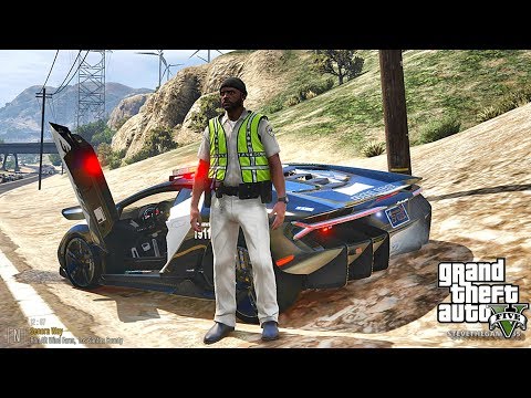 GTA 5 MODS LSPDFR 950  - LAMBO CENTENARIO PATROL!!! (GTA 5 REAL LIFE PC MOD)