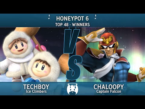 Honeypot 6  Top 48 - Winners - Techboy (Ice Climbers) Vs. Chaloopy (Captain Falcon)