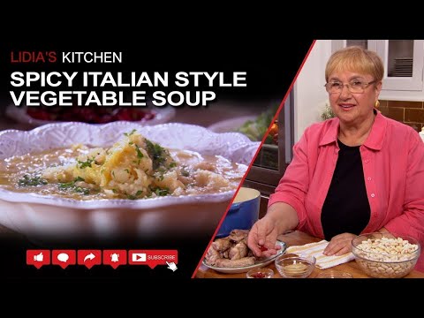 Spicy Italian Style Vegetable Soup