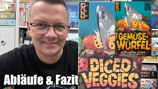 Gemüsewürfel (Skellig Games) - Rezepte aus Gemüse mit Hackmesser