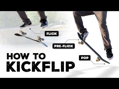 How to Kickflip | Skateboard Trick Tutorial | Slow Motion