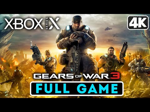GEARS OF WAR 3 Gameplay Walkthrough FULL GAME  [4K 60FPS XBOX SERIES X] - No Commentary