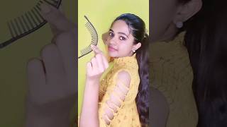 1min ponytail💛#hairstyle #ytshorts #trendingnow