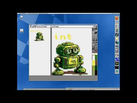 Having a look at PyDPainter and comparing it to Deluxe Paint on the Amiga