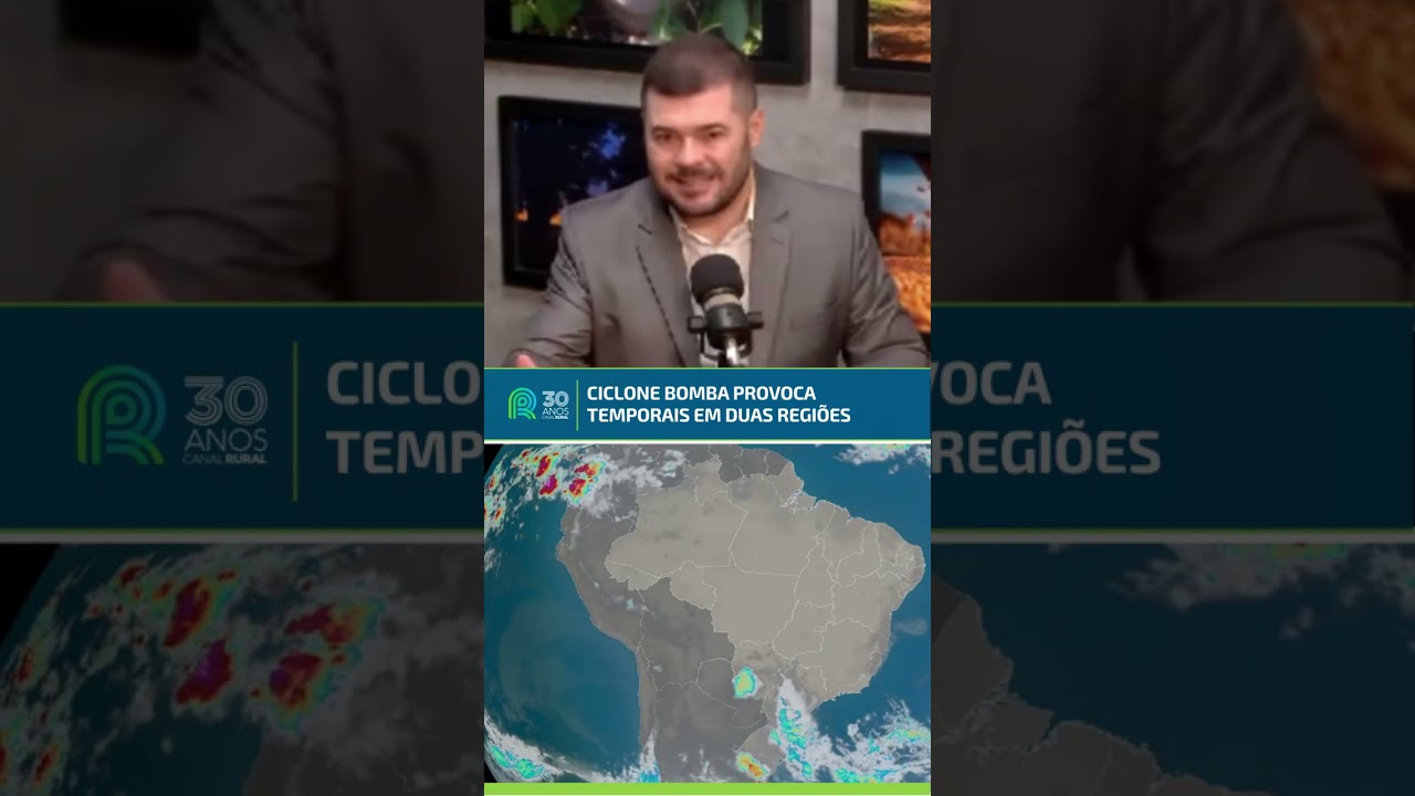 Ciclone bomba provoca temporais em duas regiões | Previsão do tempo