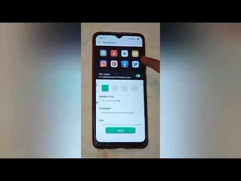 How to change icon style in oppo a77,change icon style setting