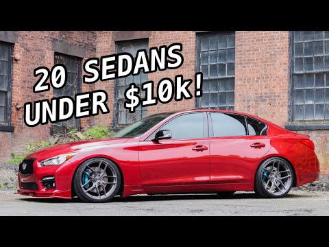 Top 20 Sport Sedans You Didn’t Know Were Under $10k!!