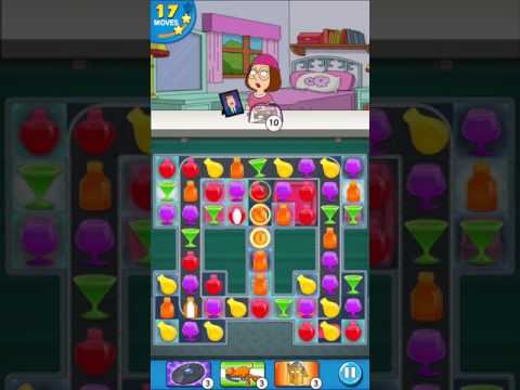 Family Guy - Another Freakin' Mobile Game : Level 58 - 3 stars! No Boosters!