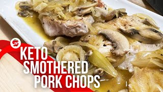 Juicy Keto Smothered Pork Chops Recipe | Easy, Flavorful, and Low-Carb!