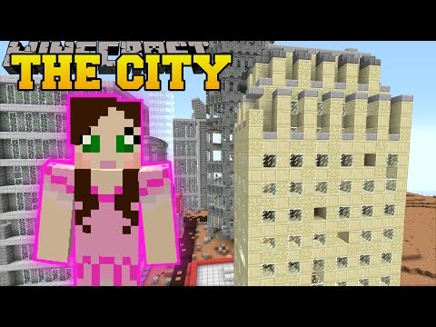 Minecraft: SKYSCRAPERS! (SURVIVE IN A CITY, TOWN, & VILLAGE!) Mod Showcase