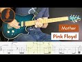 Mother  - Pink Floyd - Learn to Play! (Guitar cover & Tab)