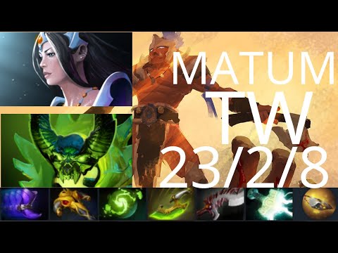 MATUMBAMAN Troll Warlord vs Enigma, Zeus, Alchemist - Life Drain, Battle Trance - dota2