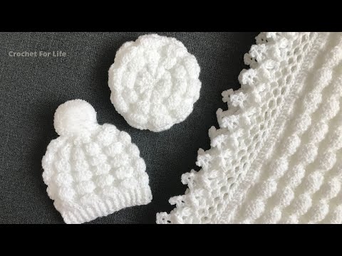 Einfach häkeln Babyhut / Häkelmütze 0 - 2 Jahre / Häkeln fürs Leben 1503